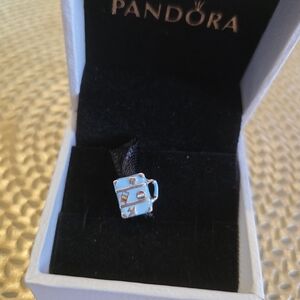 Pandora Light Blue Travel Charm